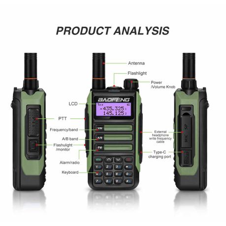 Baofeng UV-16 (Usb-C) Black - Image 2