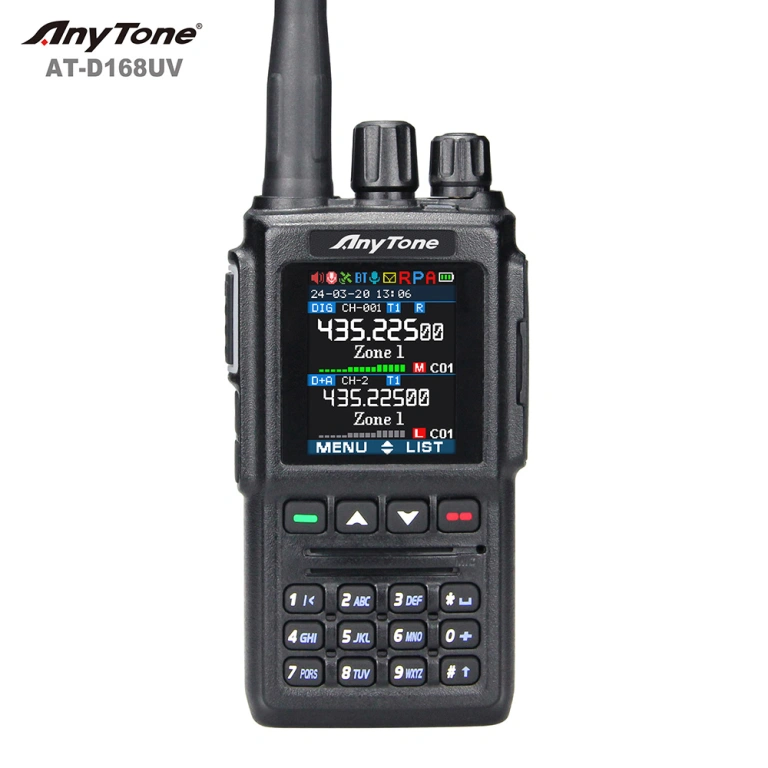 Anytone AT-D168UV DMR Analogue Dualband Handheld