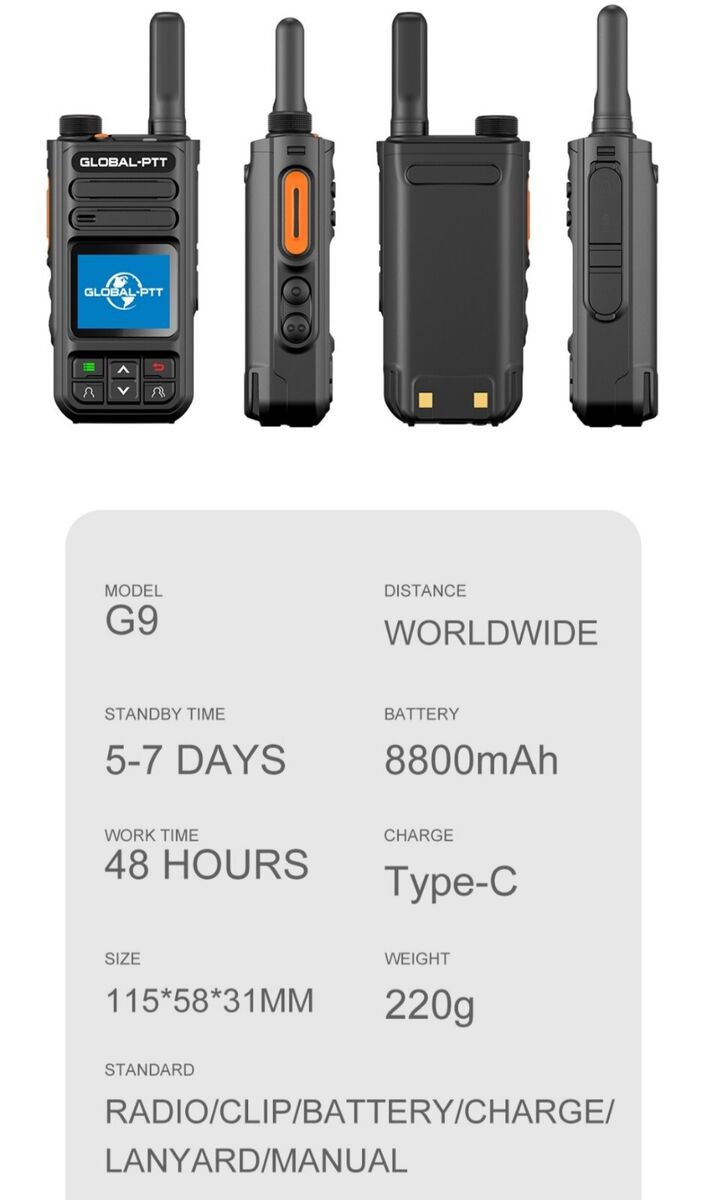 Global-PTT G9 Plus 4g ptt poc - Image 4